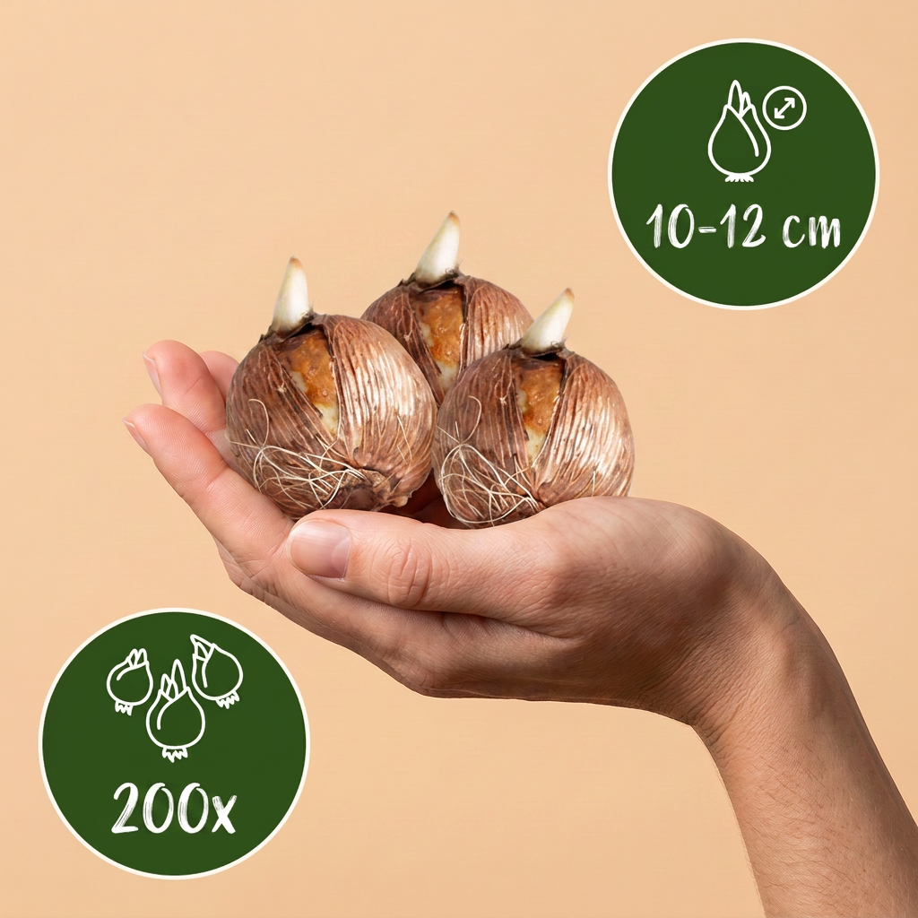 200x Bollenschadutuin - Diversen - Zomerbloeier - Bolmaat 10/12