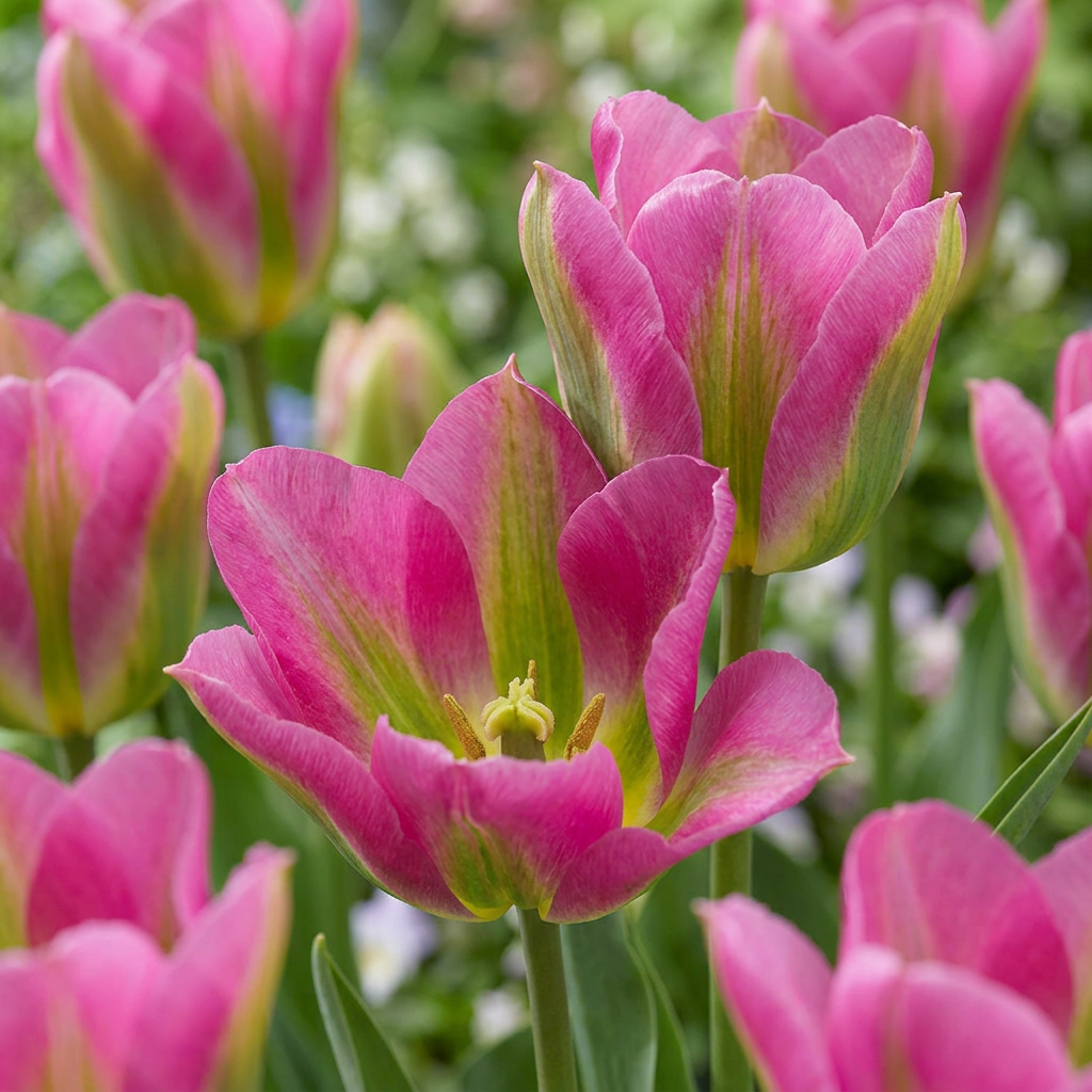 24x Tulipa Strawberry Lemonade - Tulp Aardbeienlimonade - Diversen - Voorjaarsbloeier - Bolmaat 11/12