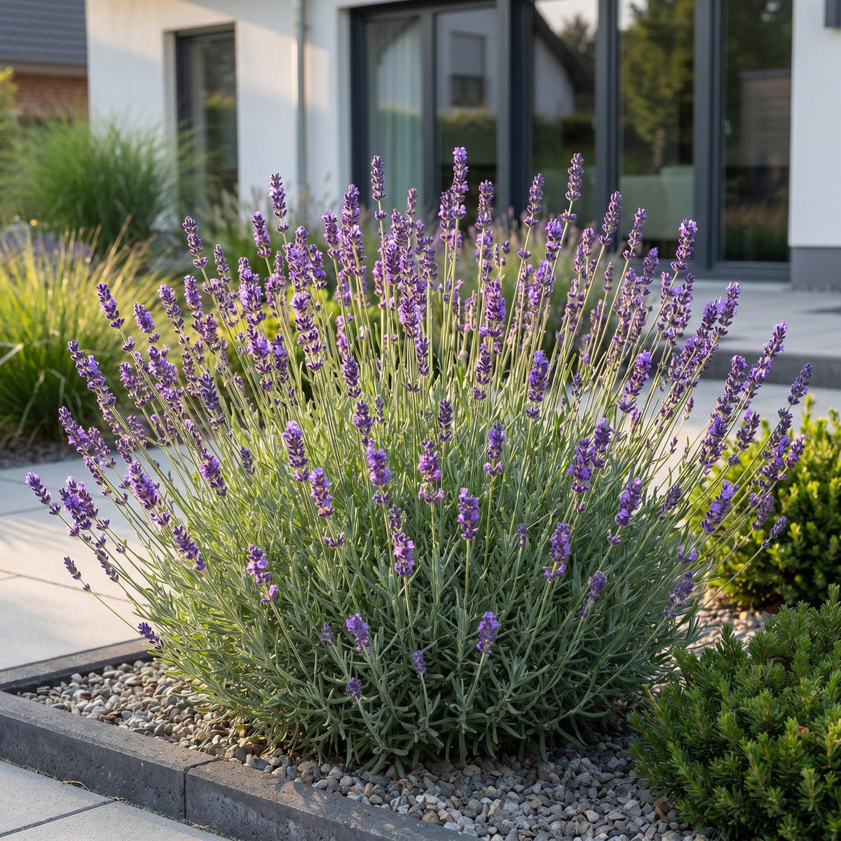 Green boutiQ - Stauden - Lavandula ang. Munstead - Lavendel - Duftend - Violett - 24 Pflanzen - Topf 11cm - Höhe 15-25cm