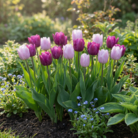 30x Tulipa Candy Purple Prince mix - Tulp Candy Purple Prince mix - Diversen - Voorjaarsbloeier - Bolmaat 11/12