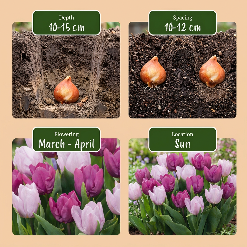 320x Tulipa Prince mix - Tulp Prince mix - Diversen - Voorjaarsbloeier - Bolmaat 11/16