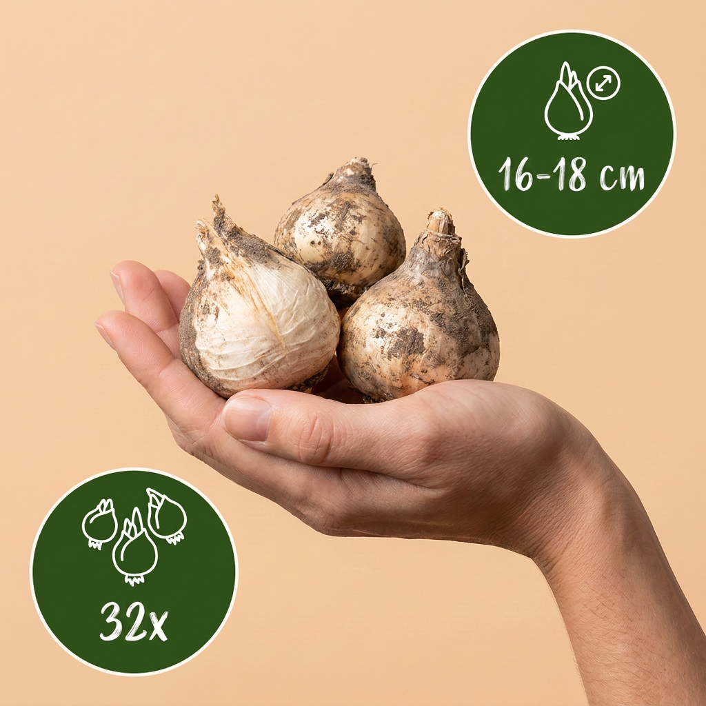 32x Allium Gladiator - Sierui - Paars - Zomerbloeier - Bolmaat 16/18