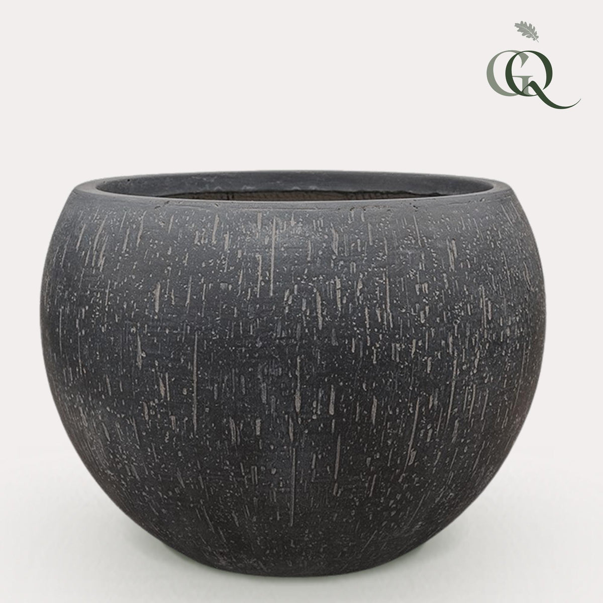 Pot - Anthracite - Raindrop Globe - XXL - H40 L55