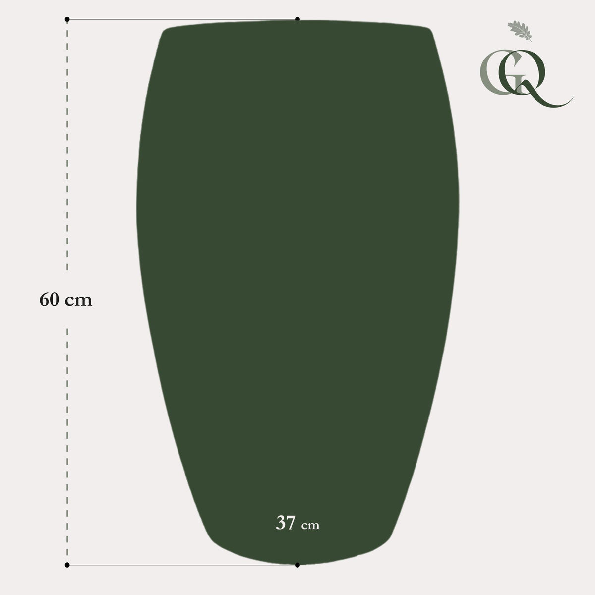Pot - Anthracite - Raindrop Emperor - L - H60 L37
