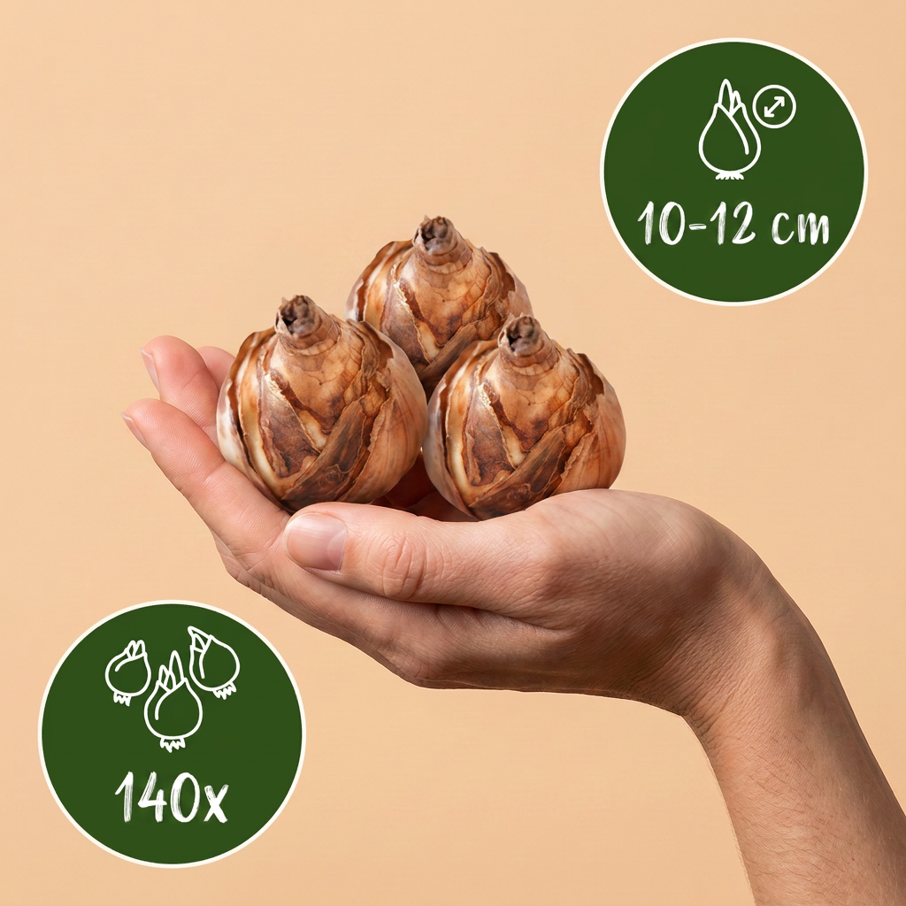 140x Bulb Sunny Garden - Zonnige tuinbol - Diversen - Zomerbloeier - Bolmaat 10/12