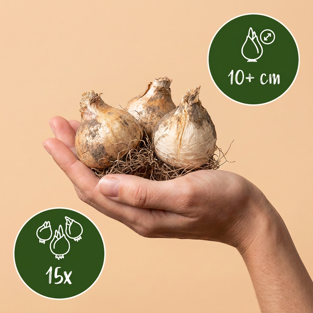 Green boutiQ - Bloembollen - Allium Miami - Kleur Paars - 15 stuks - Bolmaat 10/11 - XXL Pack - foto 3