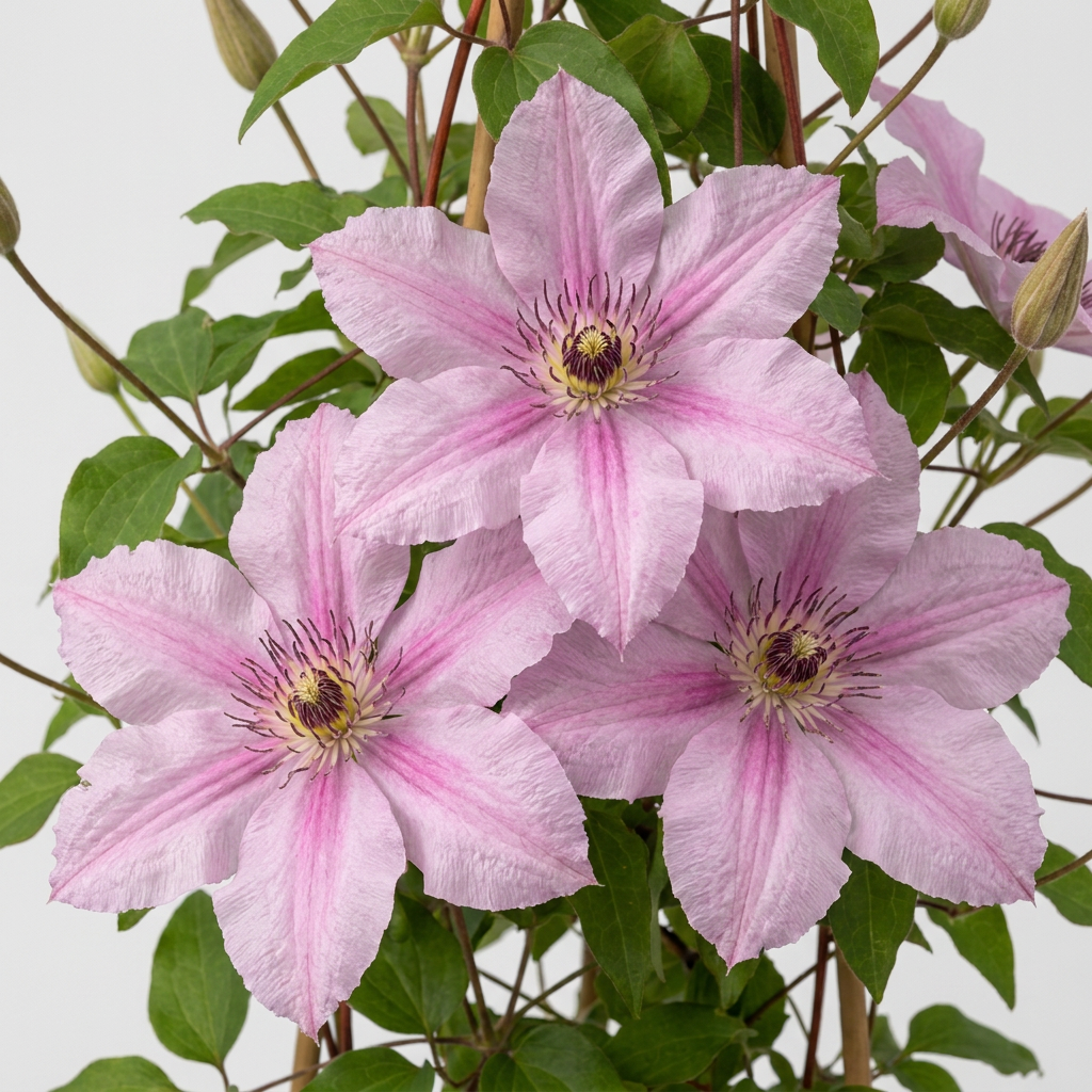 Clematis Hagley Hybrid - Bosrank Hagley Hybrid - Roze - Klimplant - Ø9cm - ↕35cm