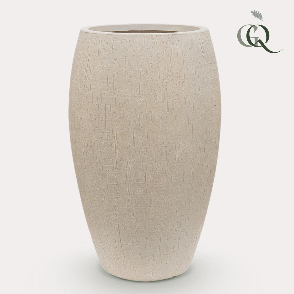 Pot - Beige - Raindrop Emperor - L - H60 L37