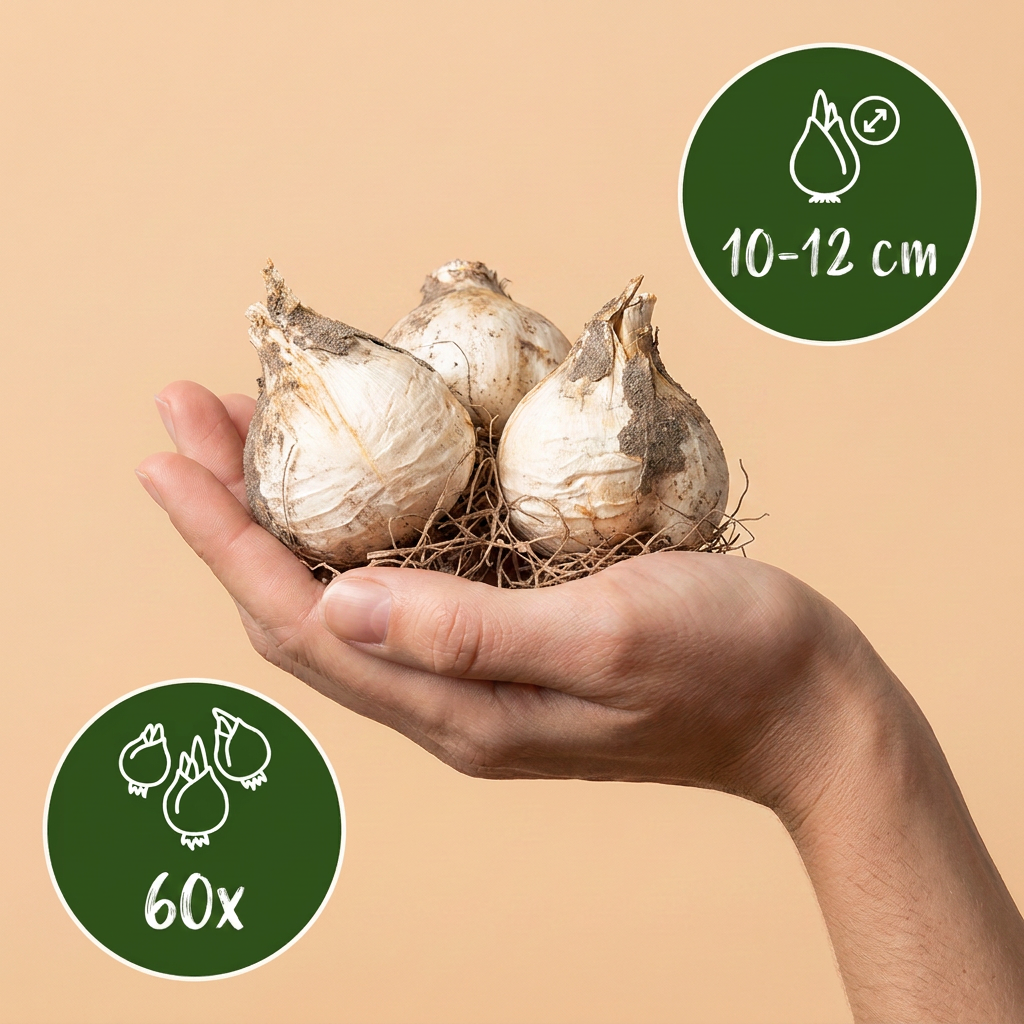 60x Allium Purple - White Mix - Sierui paars-wit mengsel - Paars en Wit - Zomerbloeier - Bolmaat 10/12