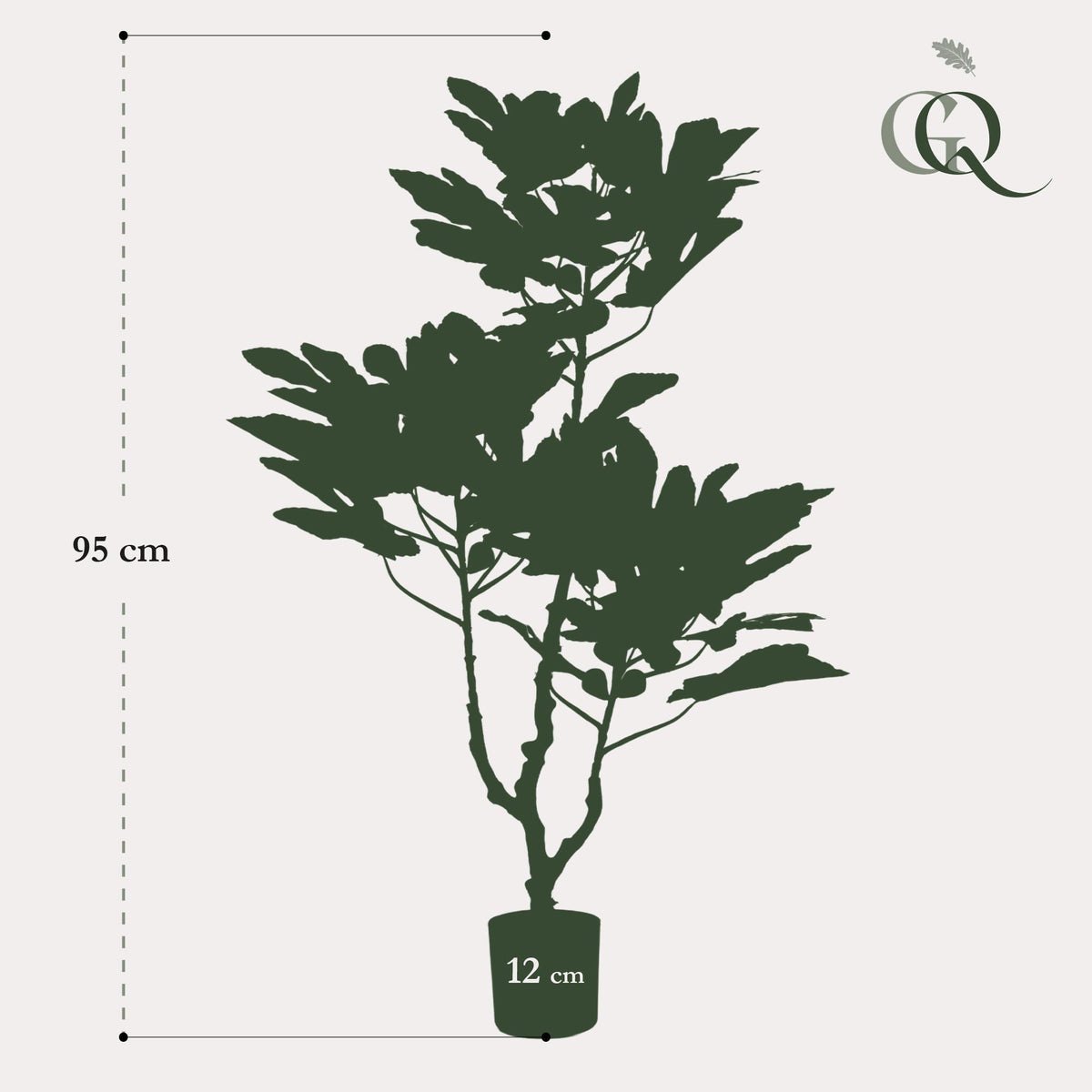 Ficus Carica - Feigenbaum - 95 cm - kunstpflanze