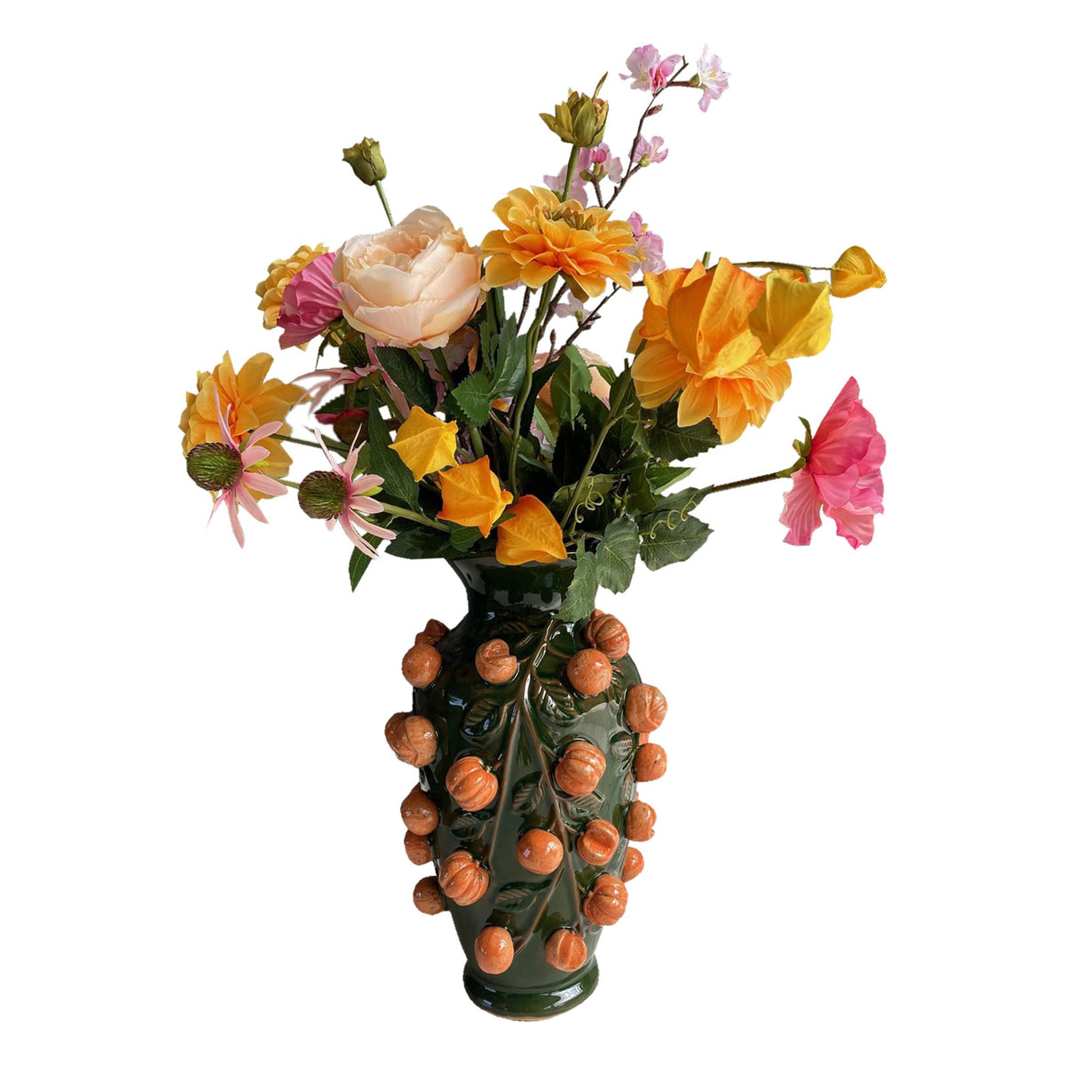 Fleurs artificielles - Bouquet L - Orange Summer - 80cm