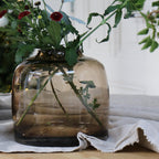 Vase verre - M - H25 L25 - Bartica - Taupe