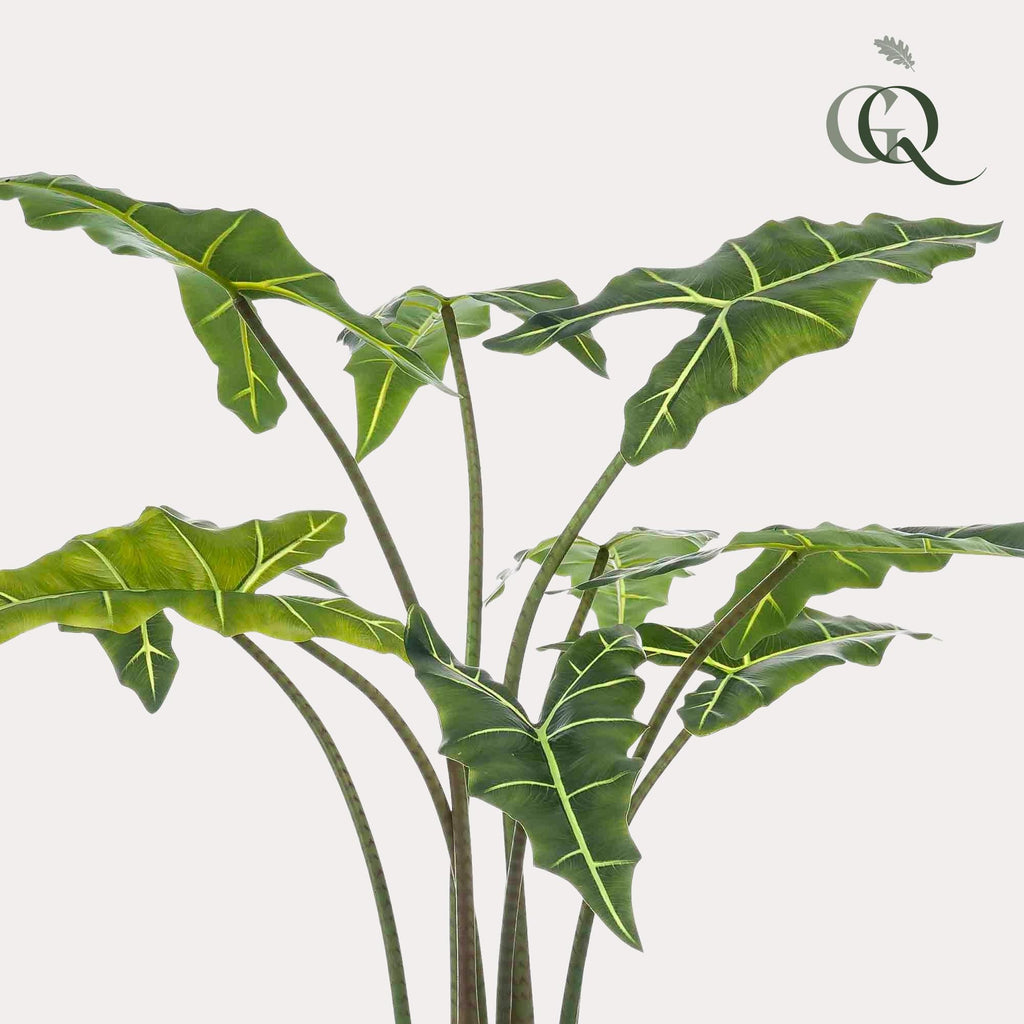Plante artificielle - Alocasia Frydek - Oreille d'éléphant - 120 cm