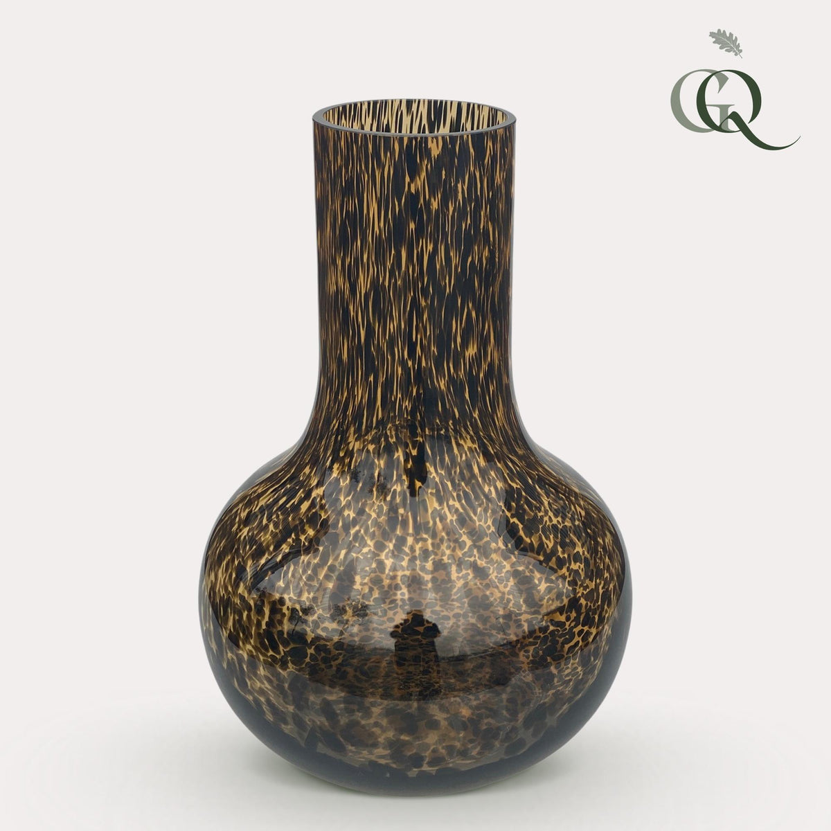 Vase en verre - S - H37 L25 - Seim - Guépard