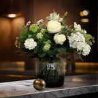 Fleurs artificielles - Bouquet - M - White Dream - 60 cm