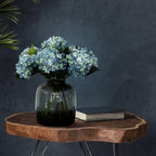 Fleurs artificielles Solo - Bleu - Hortensia - x 8 - 52 cm