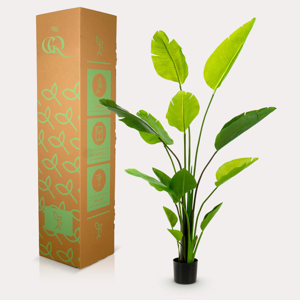 Plante artificielle - Strelitzia Nicolai - Oiseau de paradis - 150 cm