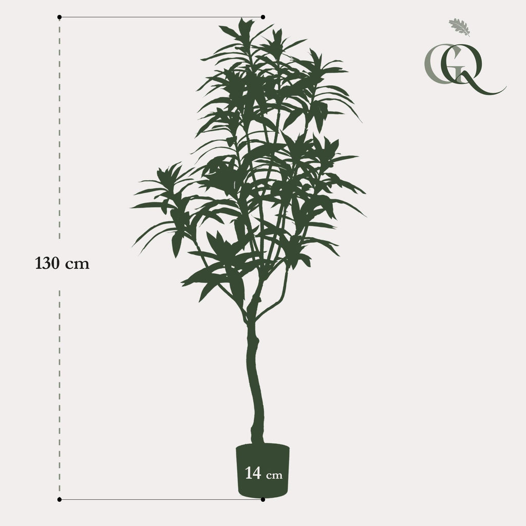 Plante artificielle - Dracaena - Dragonnier - 130 cm
