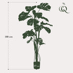 plante artificielle - Monstera - Plante à trous - 180 cm