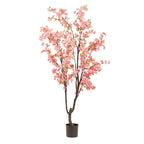 Kunstpflanze - Prunus - Kirschblüte - Rosa - 210 cm