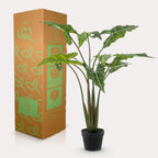 Plante artificielle - Alocasia Frydek - Oreille d'éléphant - 120 cm