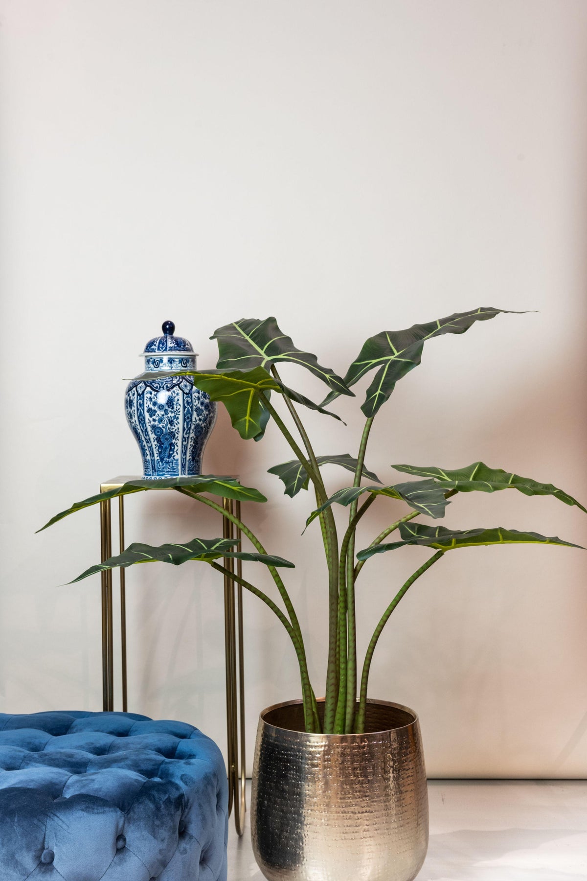 Plante artificielle - Alocasia Frydek - Oreille d'éléphant - 120 cm