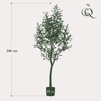 Kunst Olijfboom -  Olea europaea - Olijfboom - 140 cm