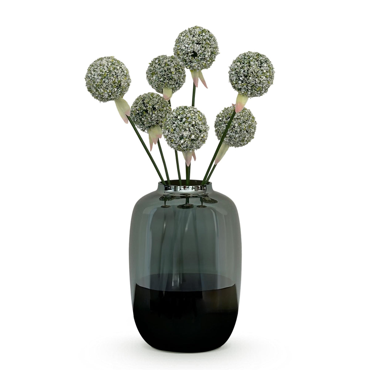 Kunstbloemen Solo - x 7 - 70 cm - Allium Flower - White