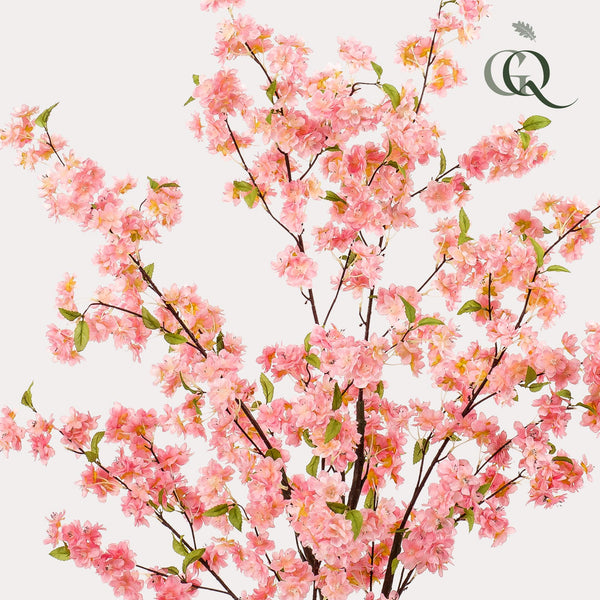 Kunstplant - Prunus - Kersenbloesem - Roze - 135cm