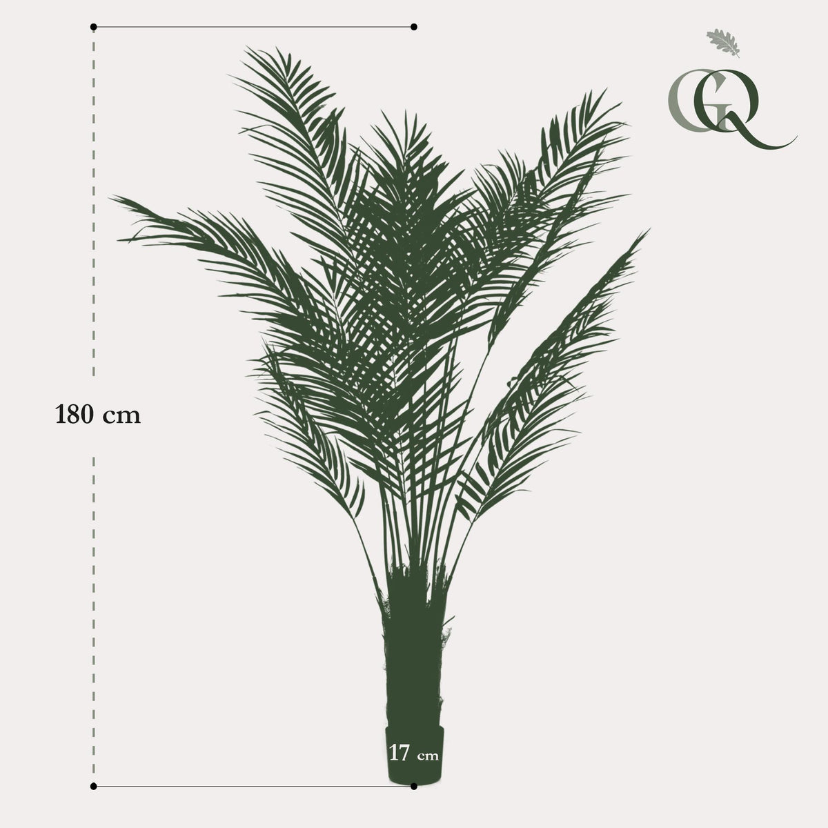 Areca Lutescens - Goldpalme - 180 cm - kunstpflanze