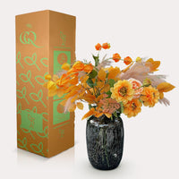 Kunstbloemen - Boeket - L - Orange Dream - 90cm