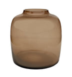 Vase verre - M - H25 L25 - Bartica - Taupe
