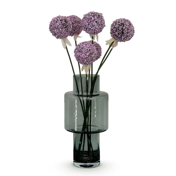 Kunstblumen - Alliumblume lila x 7 - 70 cm