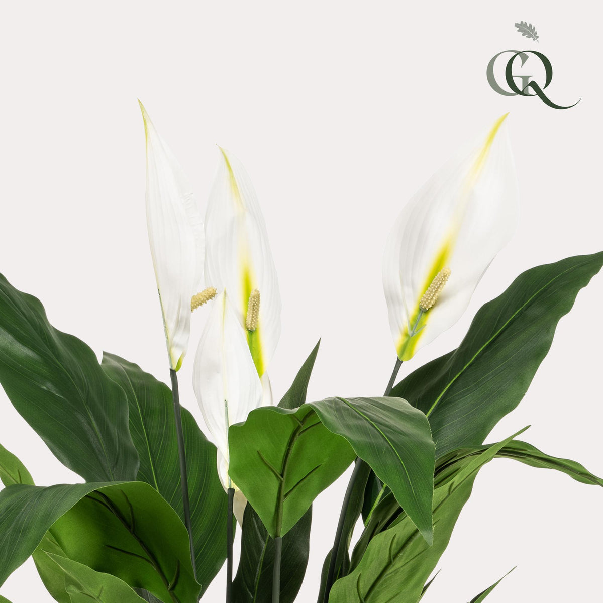 kunstplant - Spathiphyllum - Lepelplant - 90cm