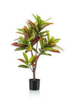 Plante artificielle - Croton Codiaeum - Croton à feuilles variées - 95 cm
