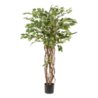 kunstplant - Ficus liana  - Vioolbladplant - 140cm