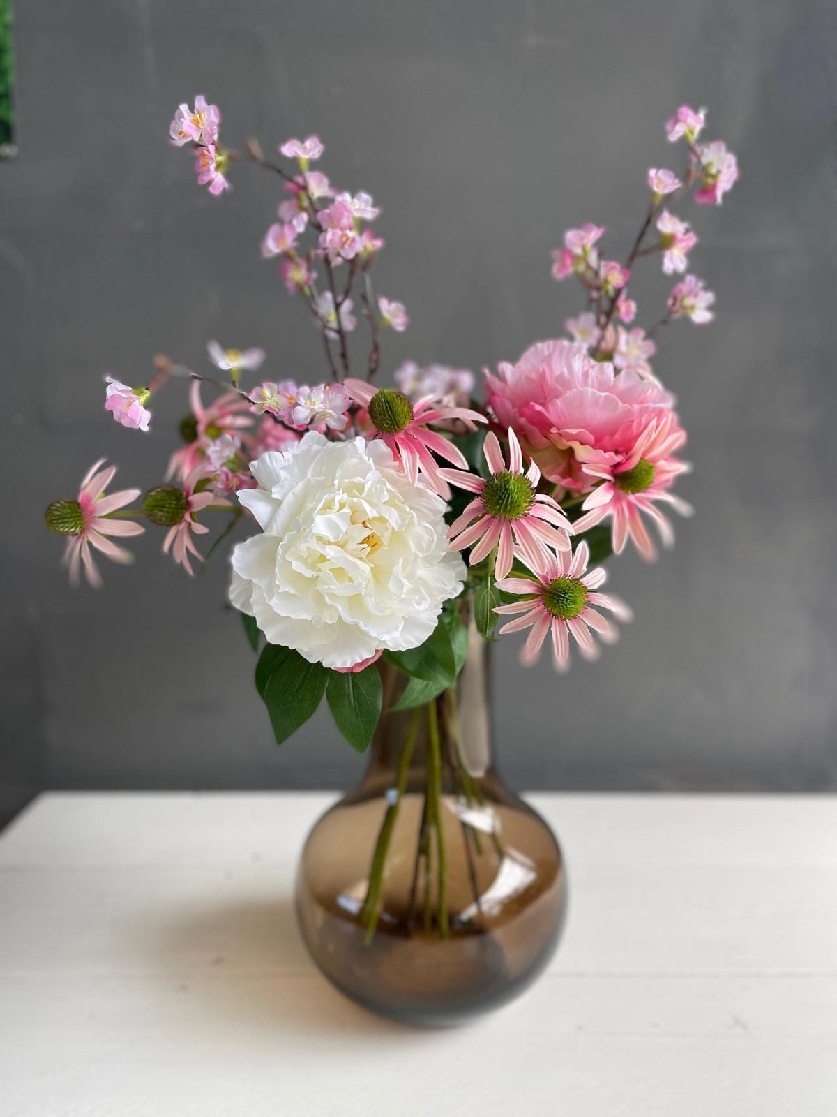 Fleurs artificielles - Bouquet L - Pink Summer - 80cm