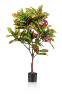 Kunstplant - Croton Codiaeum - Wonderstruik - 120 cm
