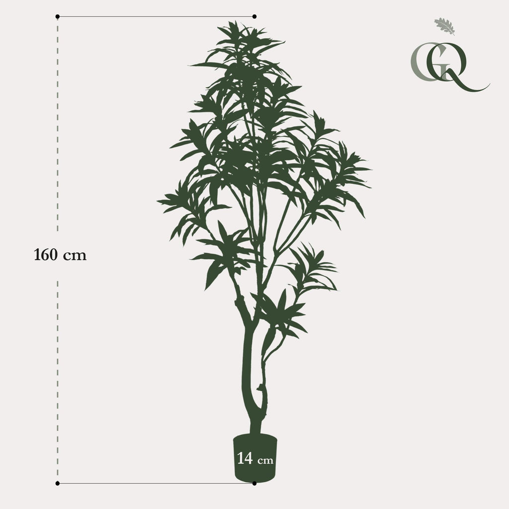 Künstliche Pflanze - Dracaena - Drachenbaum - 155 cm