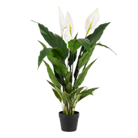 kunstplant - Spathiphyllum - Lepelplant - 90cm