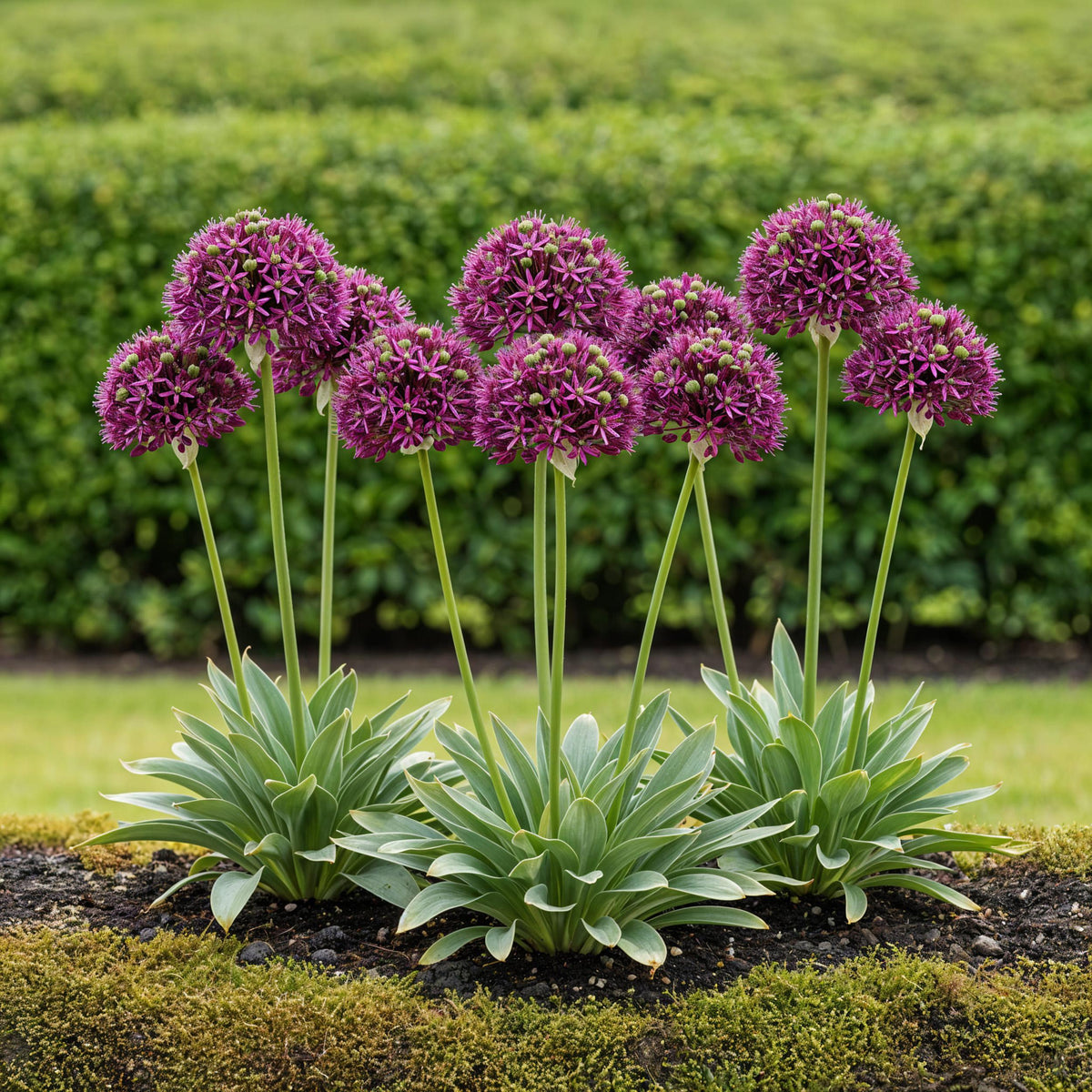 Green boutiQ - Bloembollen - Allium Miami - Kleur Paars - 15 stuks - Bolmaat 10/11 - XXL Pack