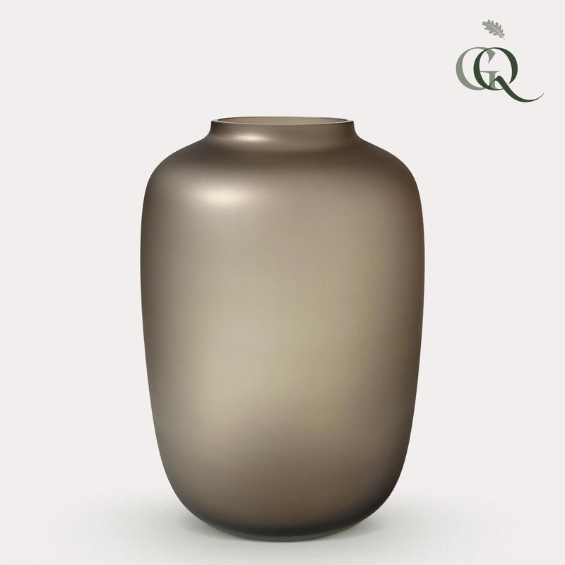 Vase Glas - Satin Taupe - Artic M - H35 W25