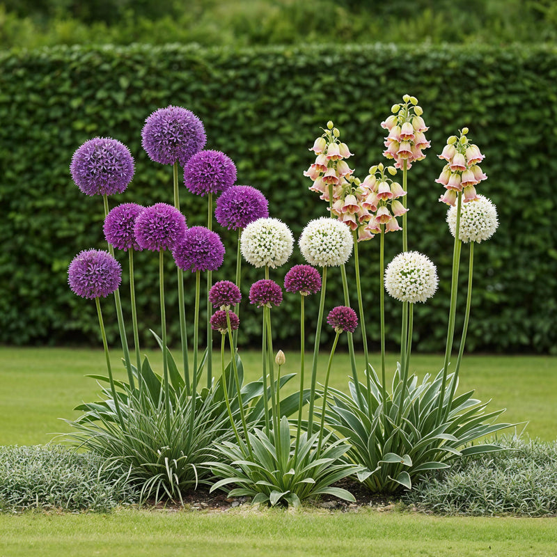 Green boutiQ - Bloembollen - Bulb Garden Allium mix - Diversen Kleuren - 80 stuks - Gift Verpakking