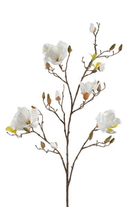 Kunstbloemen Solo - Crème - Magnolia Branches - x 4 - 105cm