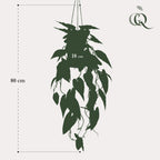 Plante artificielle - Alocasia - Oreille d'éléphant - 80 cm