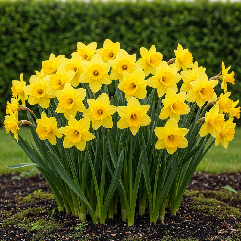 Green boutiQ - Bloembollen - Narcis Carlton - Kleur Geel - 15 stuks - Bolmaat 12/14 - XXL Pack