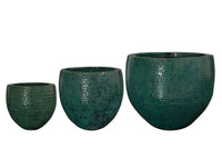 Set van 3 potten - Thom Ocean metaal - Width