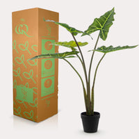Alocasia Frydek - 80 cm - kunstpflanze