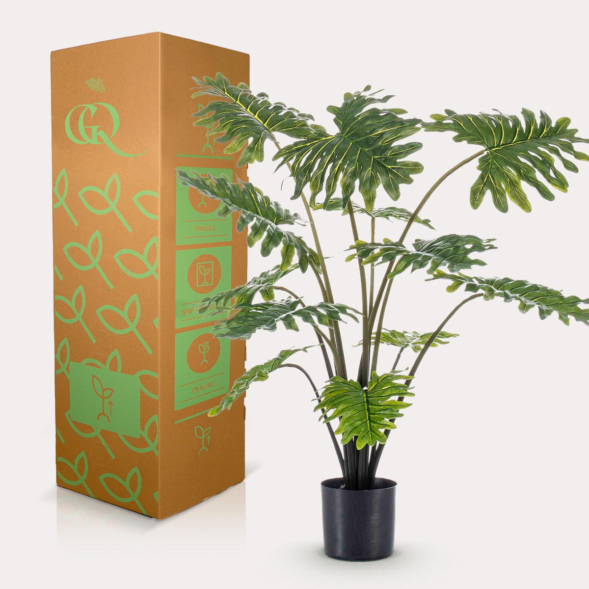 Kunstplant - Philodendron - 85 cm