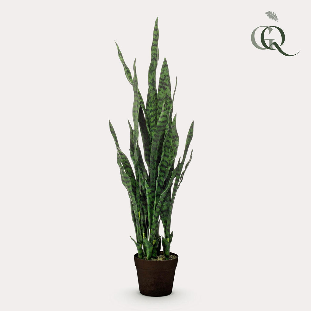 Künstliche Pflanze - Sansevieria Black Coral - Bogenhanf - 97 cm